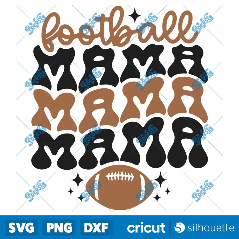 Football mama mama mama SVG