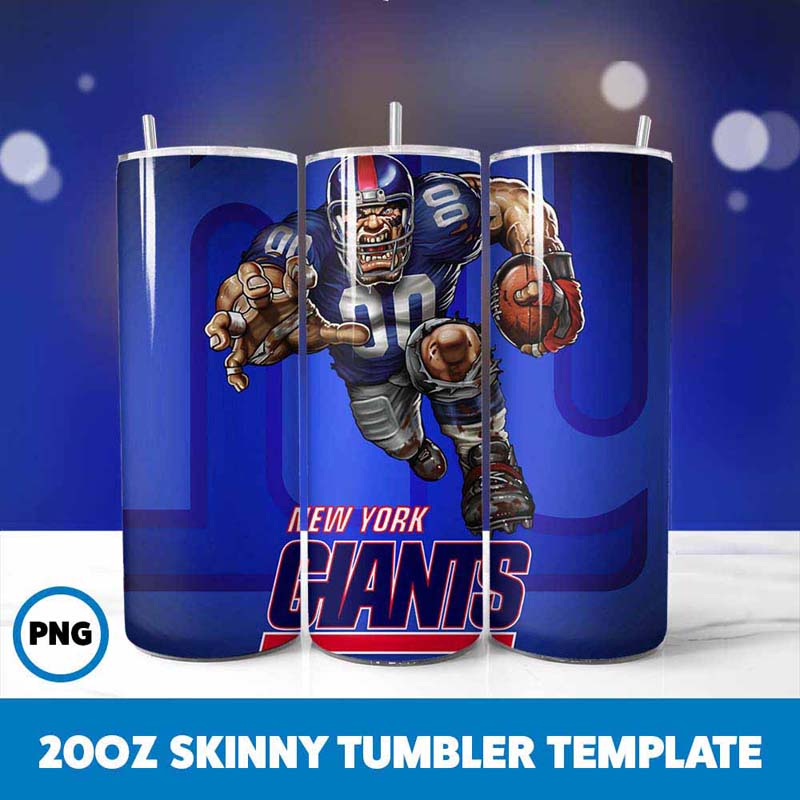 Football Mascot New York
  Giants Tumbler Wrap