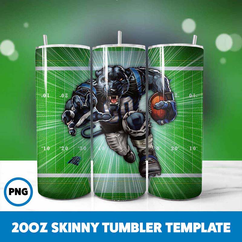 Football Mascot Tumbler Wrap