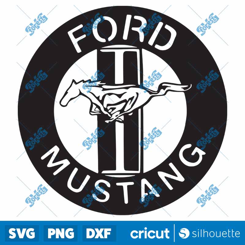 Ford Mustang SVG