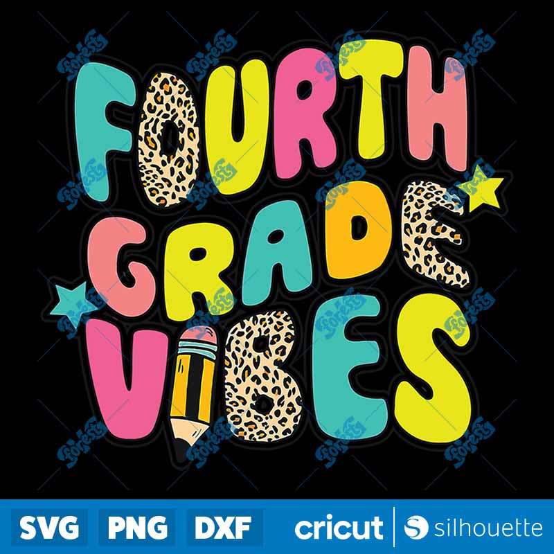 Fourth Grade Vibes 4th Grade
  Team Retro 1st Day Of School Funny SVG