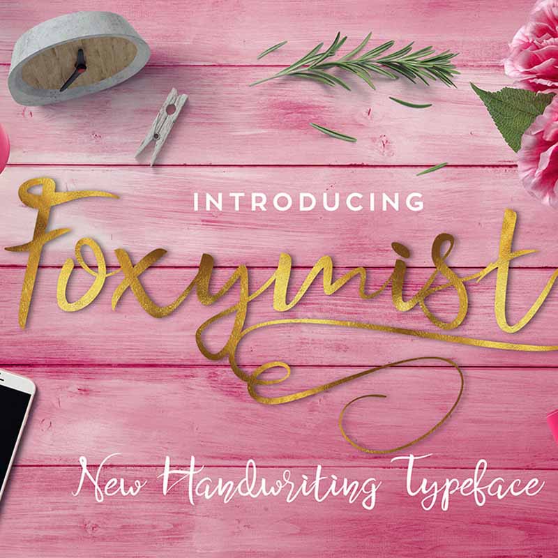 Foxymist Typeface Font