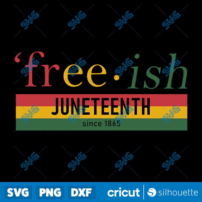 Free ish Juneteenth Since 1865
  SVG