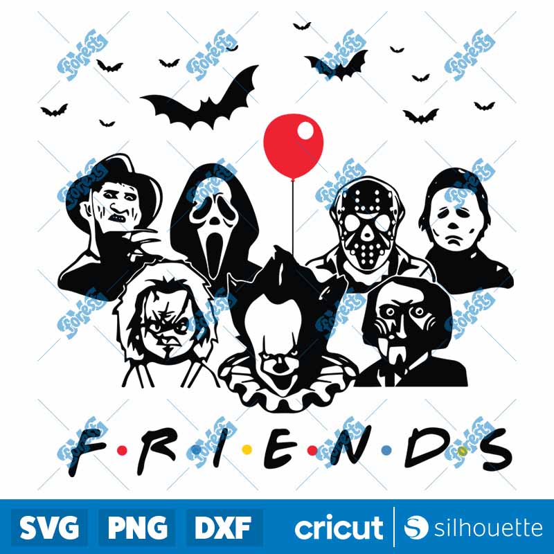 Friends Halloween SVG