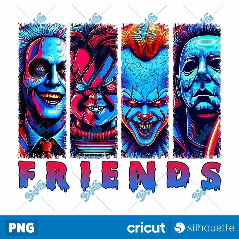 Friends Horror Characters PNG