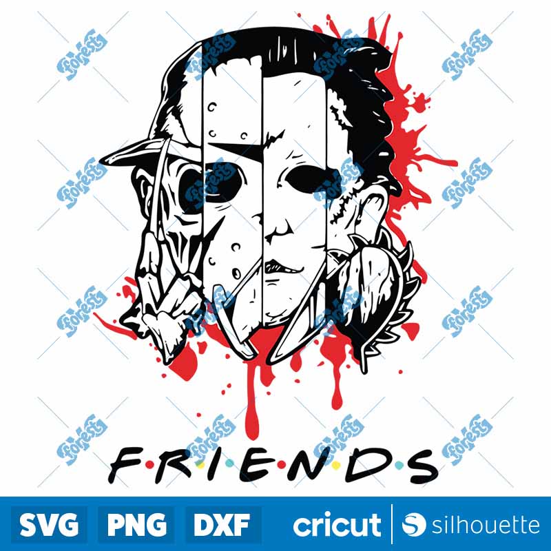 Friends Horror Movies SVG