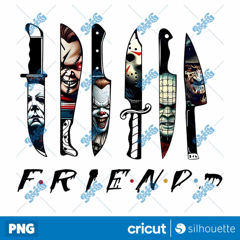 Friends Knife Horror Movie PNG