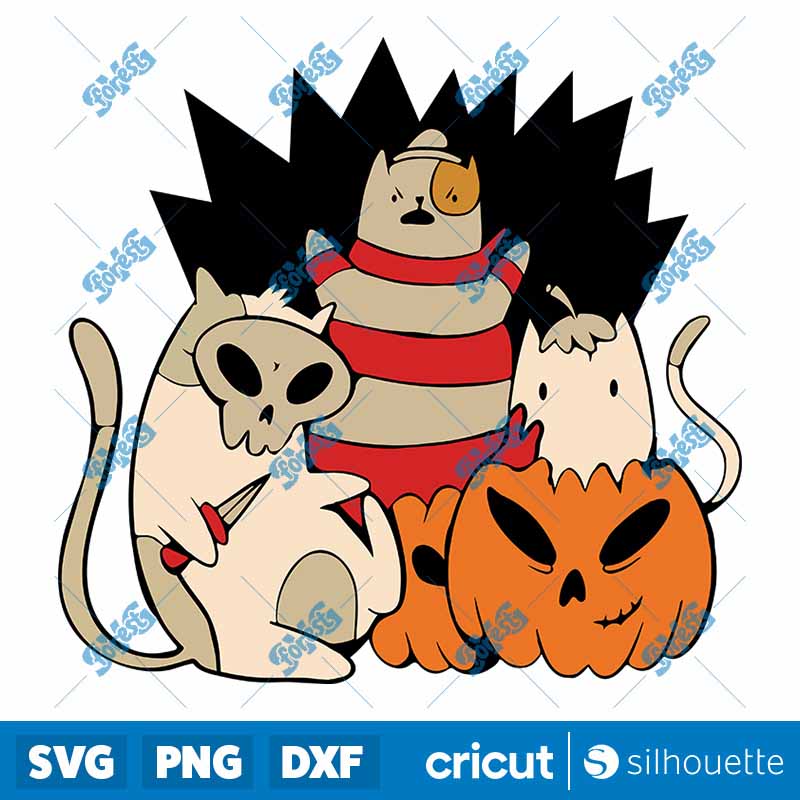 Friends Scary Halloween SVG