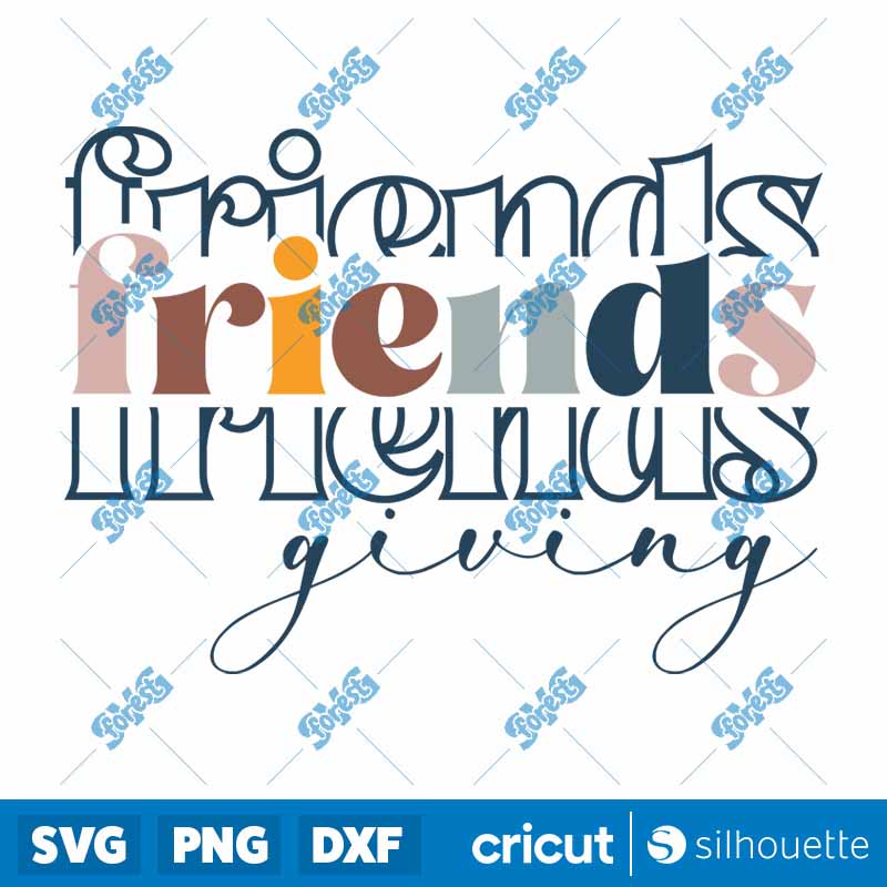 Friendsgiving SVG