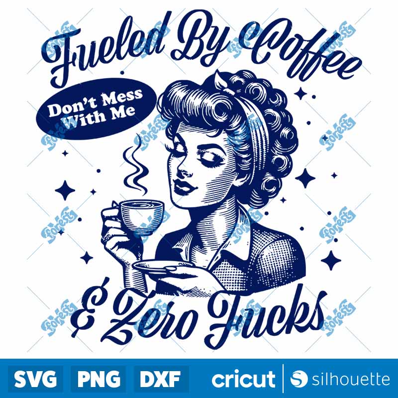 Fueled By Coffee And Zero Fs
  SVG