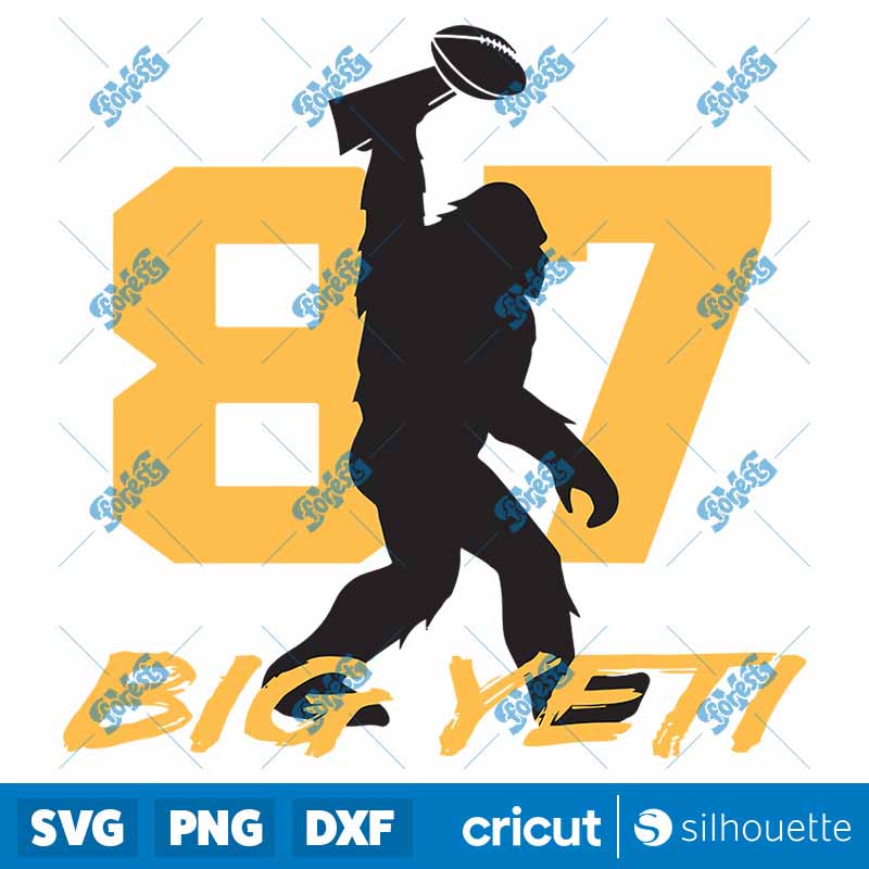 Funny 87 Kansas City Bigfoot
  Big Yeti SVG