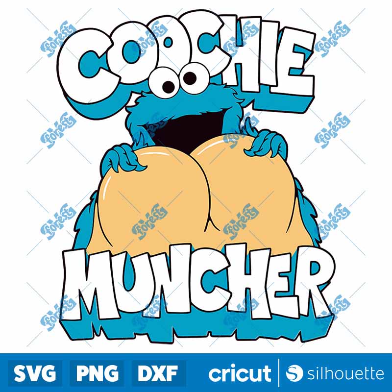 Funny Coochie Muncher Meme
  Hilarious Cartoon SVG