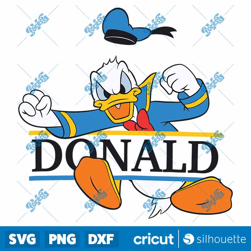 Funny Donald Duck Disney
  Character SVG