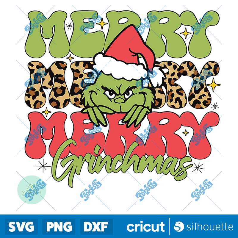 Funny Merry Grinchmas SVG