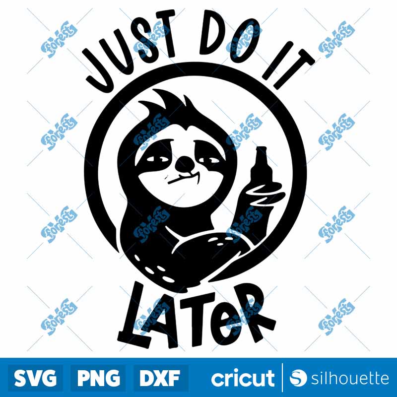 Funny Sloth SVG