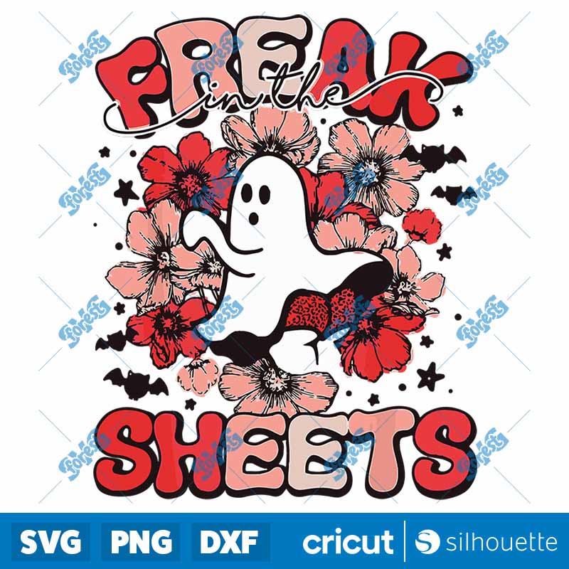 Funny Spooky Freak In The
Sheets Halloween SVG