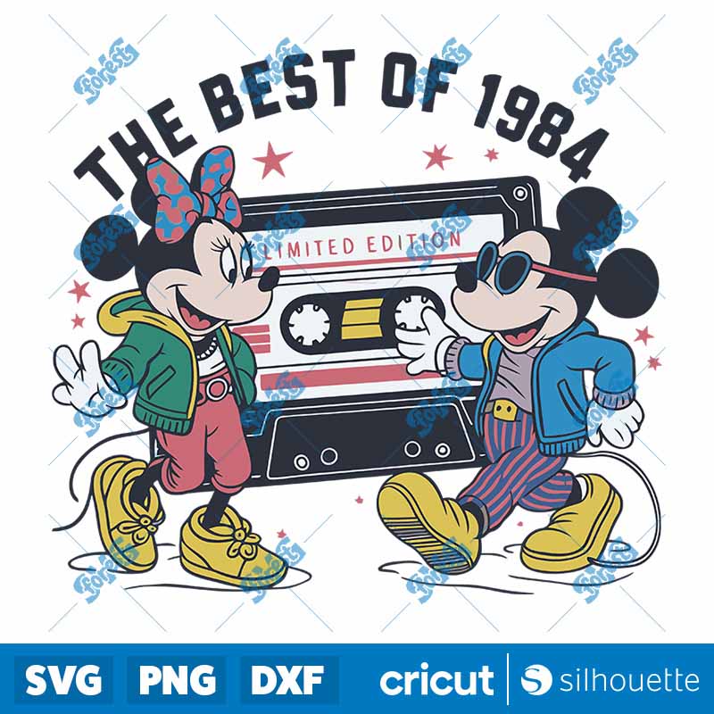 Funny the Best Of 1984 Mickey
  Minnie SVG