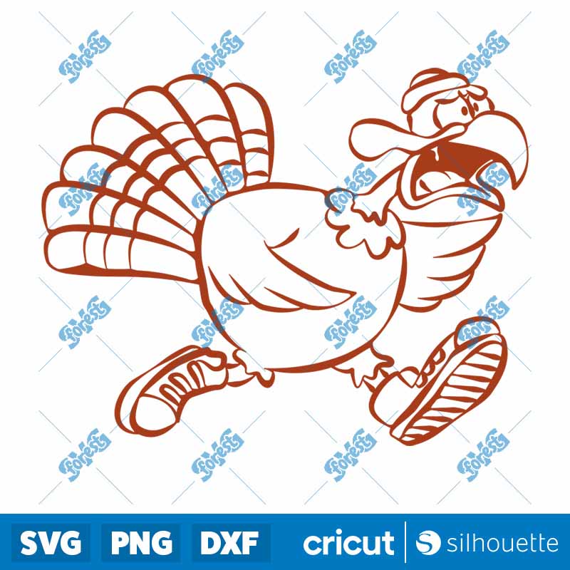 Funny Turkey SVG