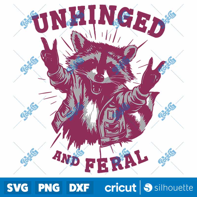 Funny Unhinged And Feral Meme
  SVG