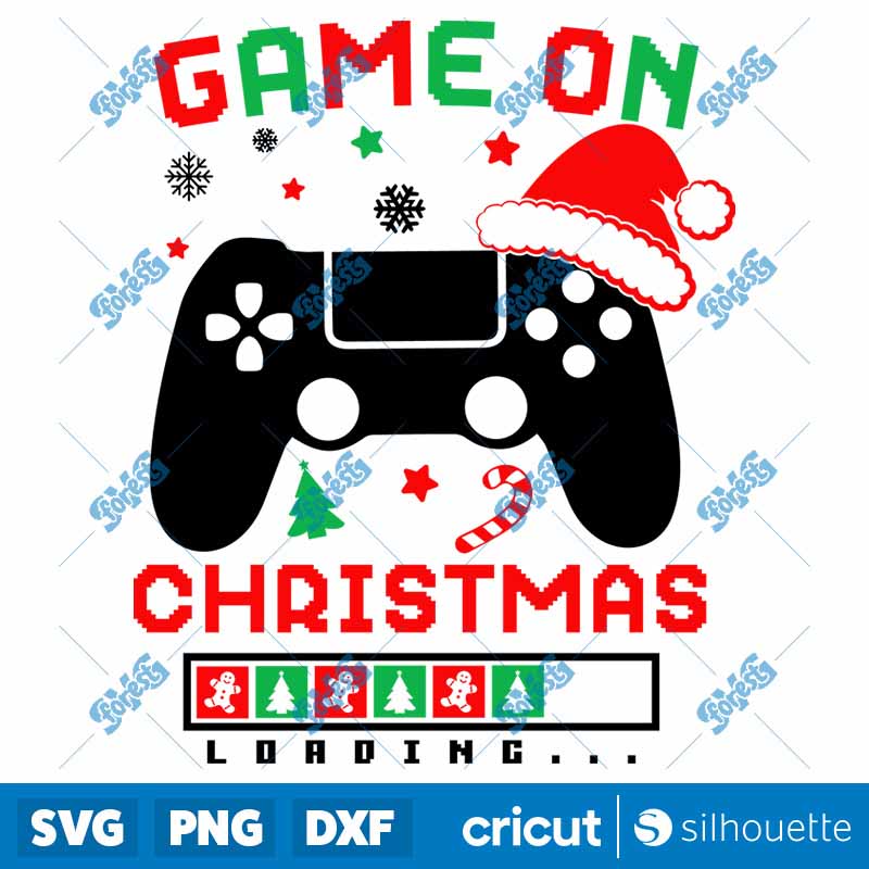 Game On Christmas SVG