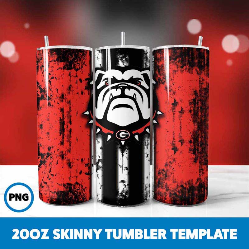 Georgia Bulldogs Grunge
Tumbler Wrap