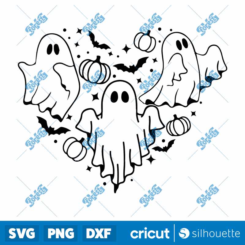 Ghost Heart SVG