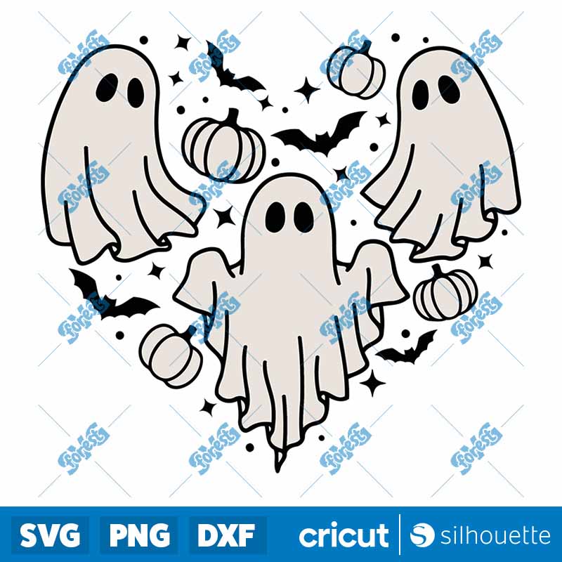 Ghost Heart SVG