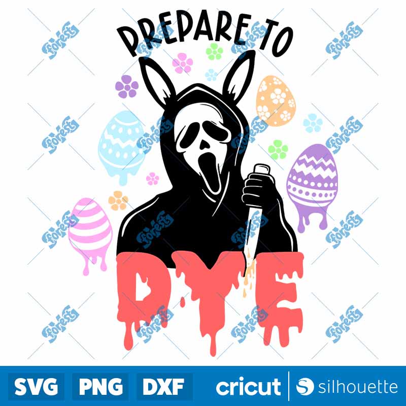 GhostFace Prepare to dye SVG