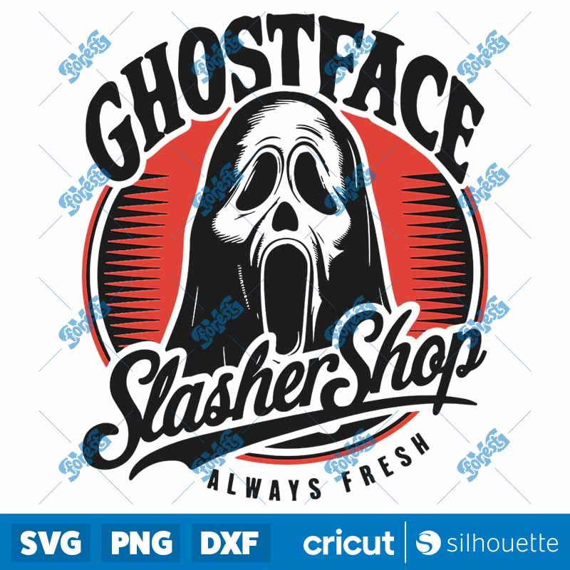 Ghostface Slasher Shop Always
  Fresh SVG