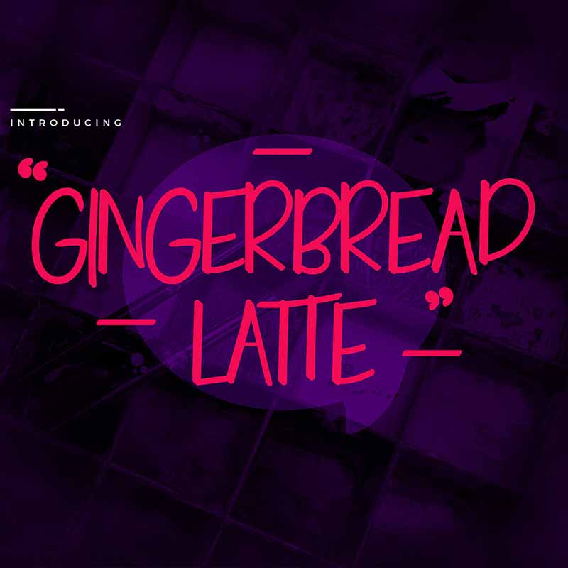 Gingerbread Latte Font