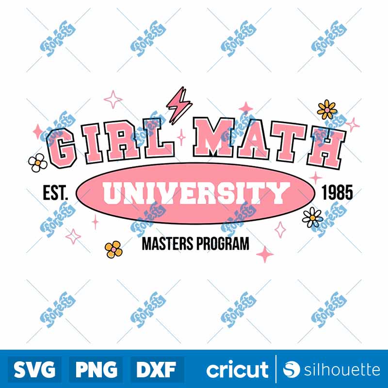 Girl Math University Est 1958
  SVG