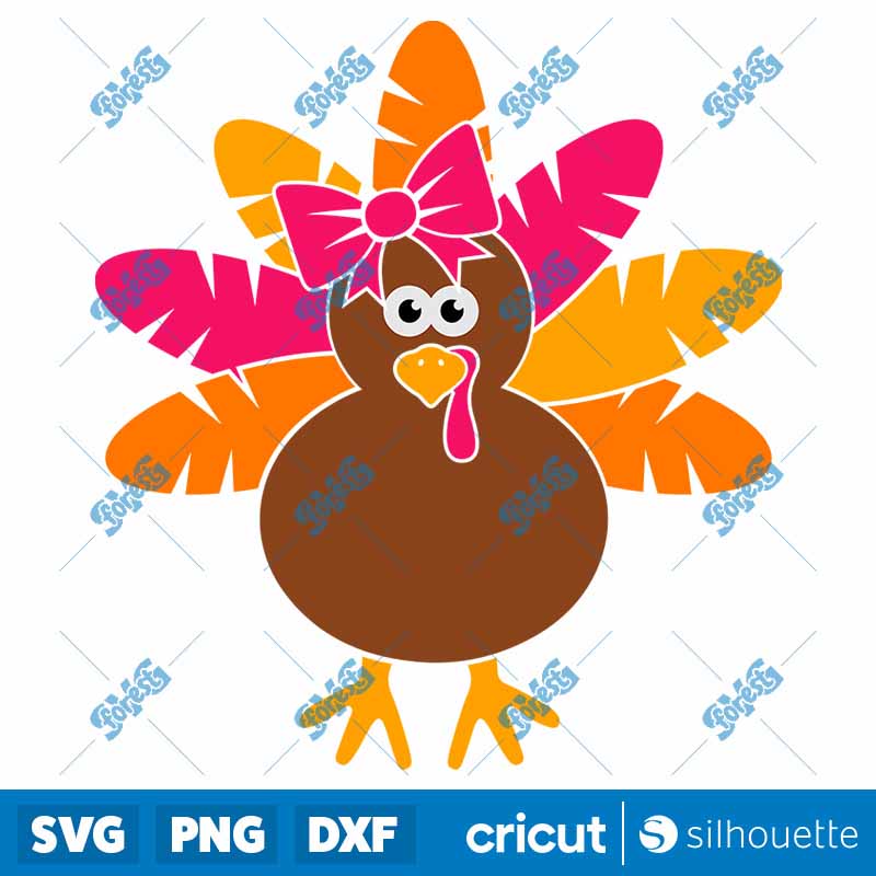 Girl Turkey SVG