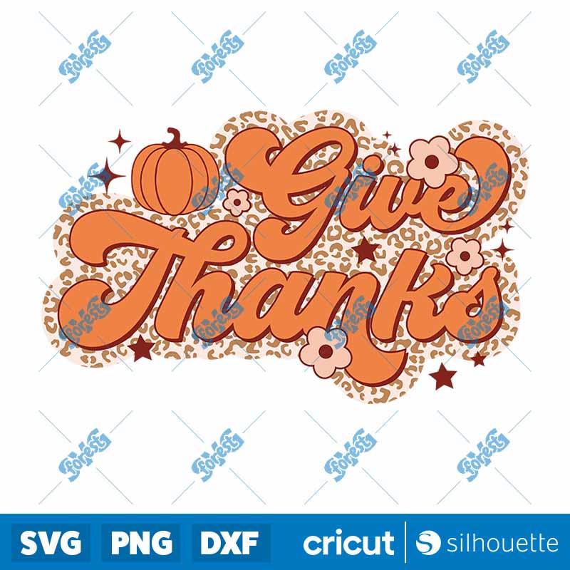 Give Thanks Fall PNG