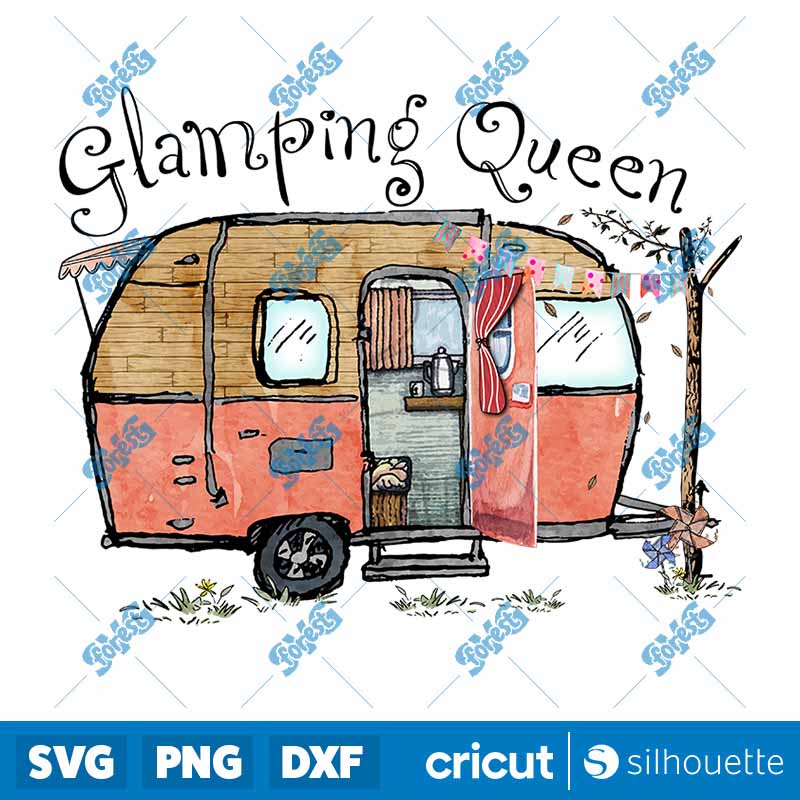 Glamping Queen PNG