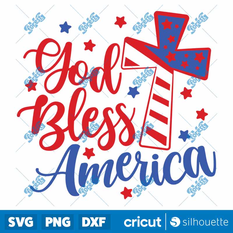 God Bless America SVG