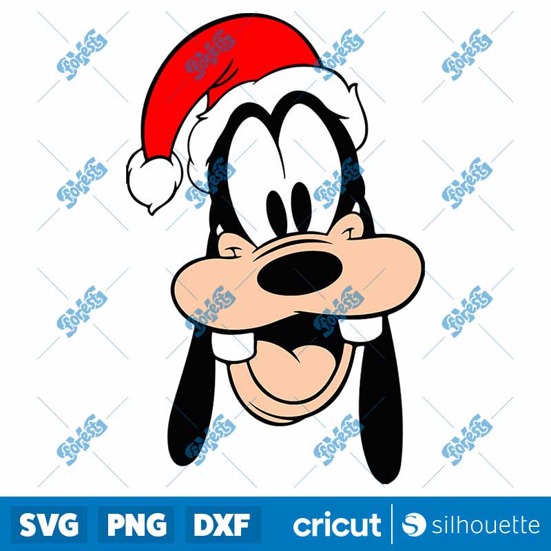 Goofy Santa Hat SVG