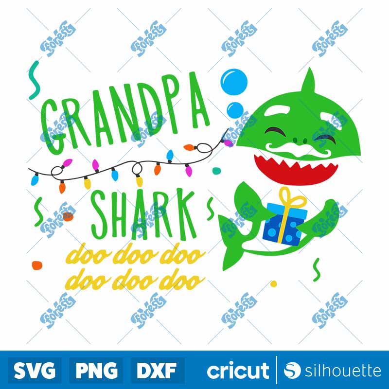 Grandpa Baby Shark SVG