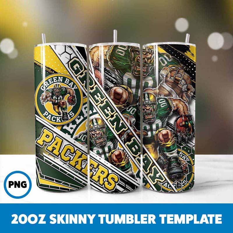 Green Bay Packers Mascot
  Tumbler Wrap