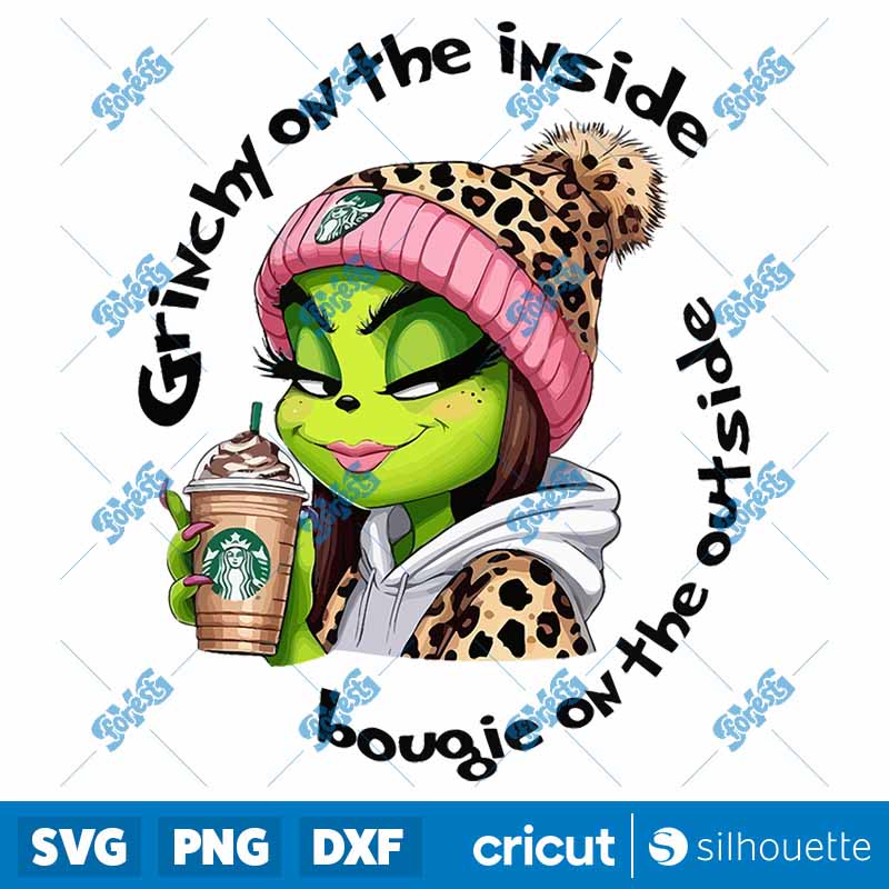 Green Mean Girl Grinchy On The
  Inside SVG