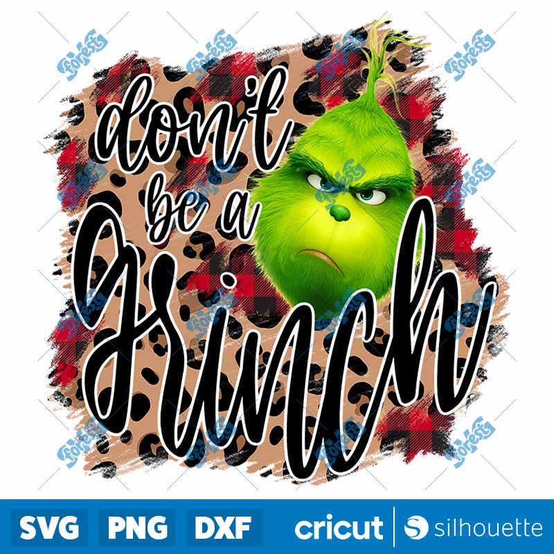 Grinch Leopard Design