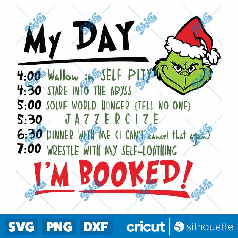 Grinch My Day SVG