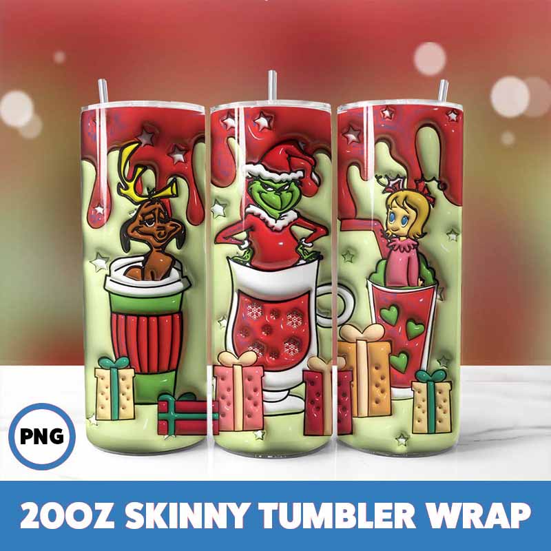 Grinchmas Tumbler Wrap