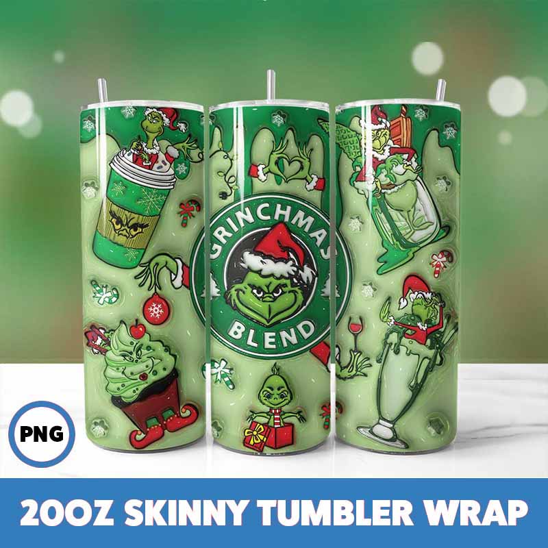 Grinchmas Tumbler Wrap