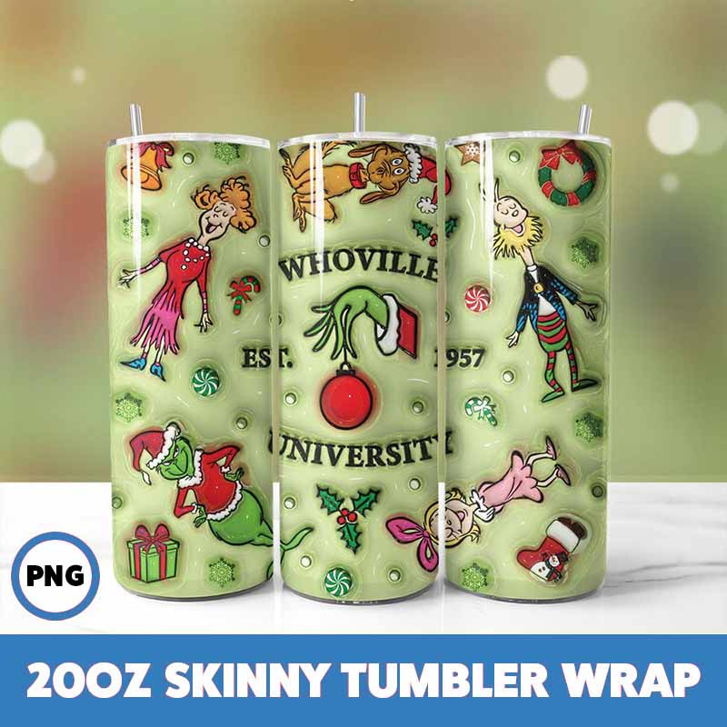 Grinchmas Tumbler Wrap