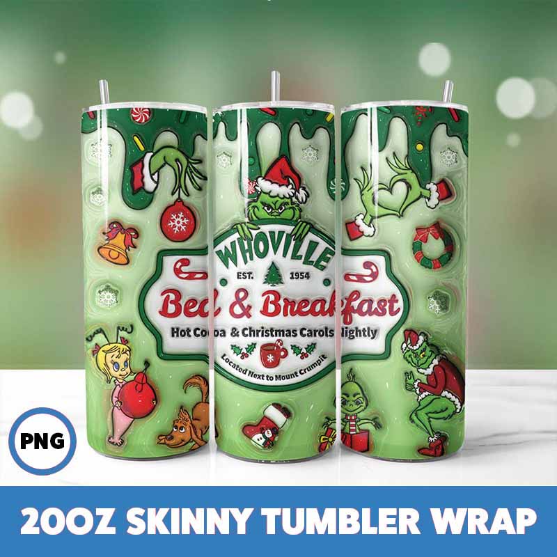 Grinchmas Tumbler Wrap