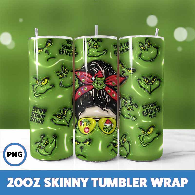 Grinchmas Tumbler Wrap