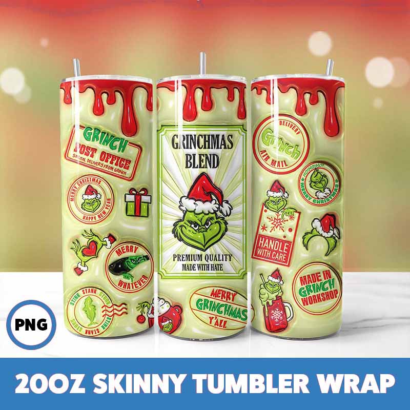 Grinchmas Tumbler Wrap