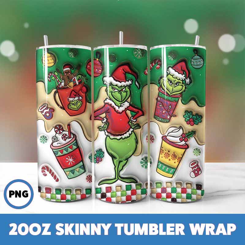 Grinchmas Tumbler Wrap