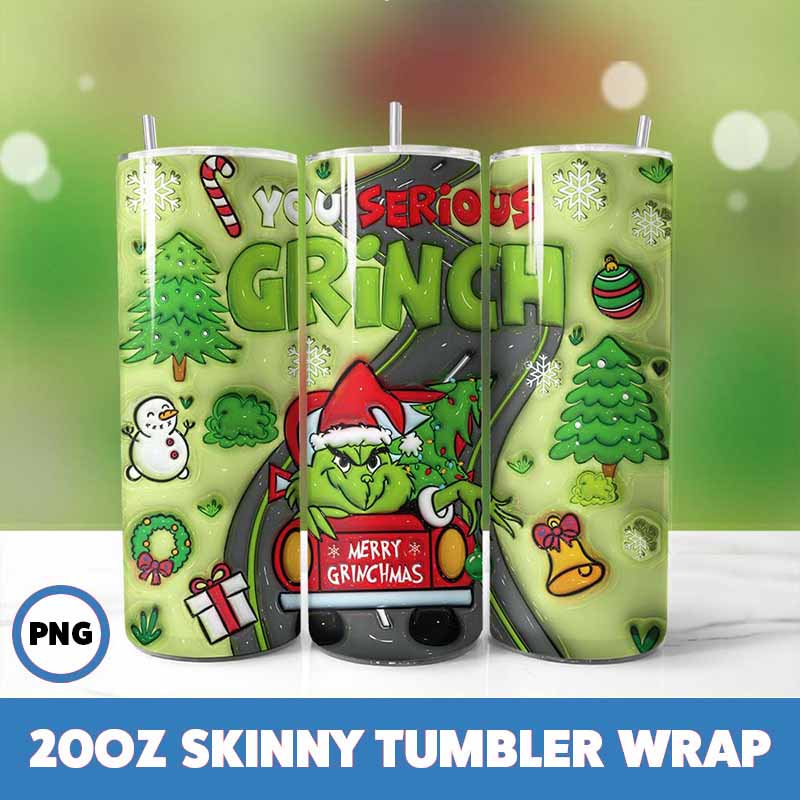 Grinchmas Tumbler Wrap