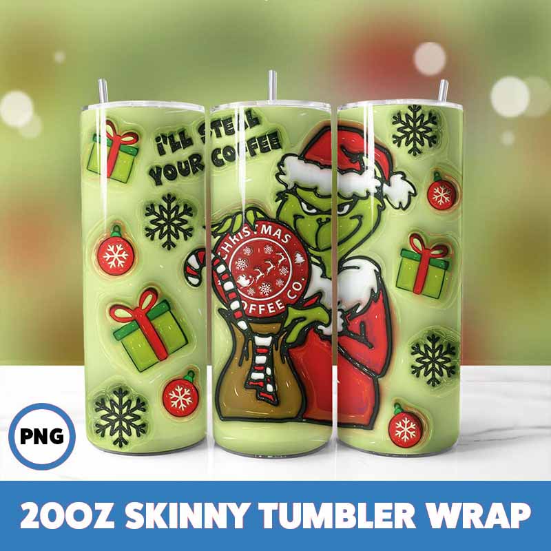 Grinchmas Tumbler Wrap